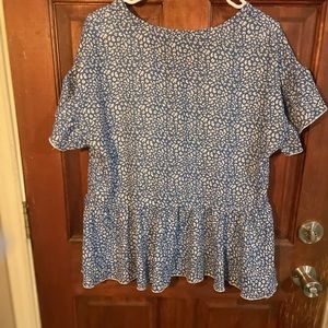 Shein animal print top